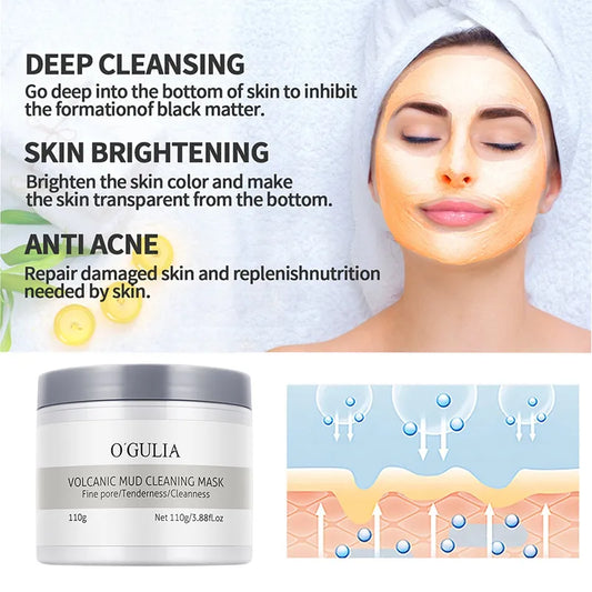 Oil Control And Acne Removing Mud Shrink Mask - My Store