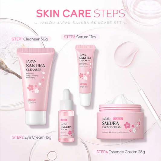4-Pc Sakura Face Skin Care Set - My Store
