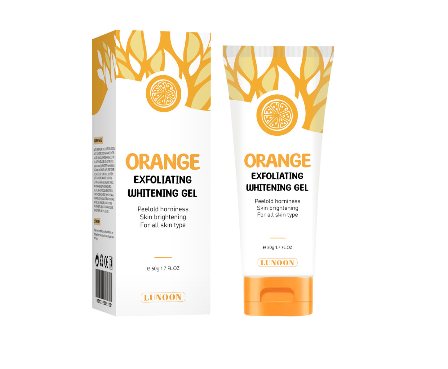 Orange Exfoliating White Cleansing Facial Gel - My Store