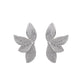 Women's Leaf-shaped Rhinestone Earring - My Store