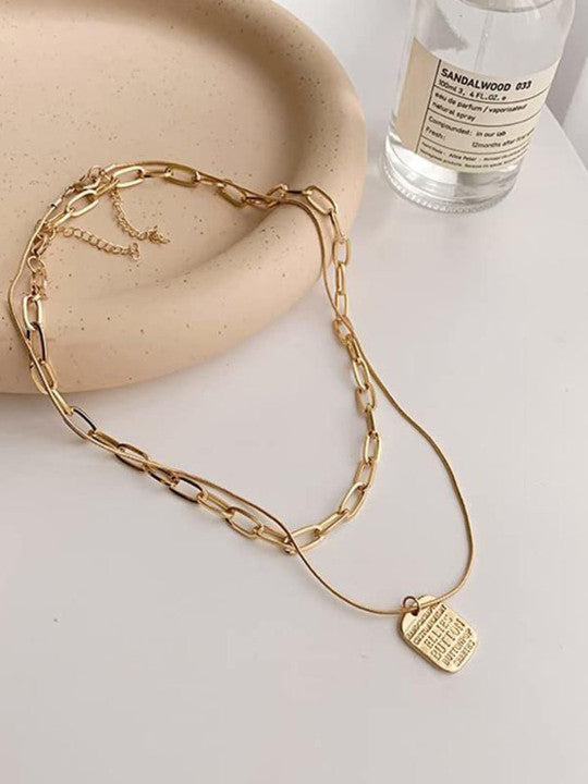 Multi Layer Punk Vintage Pendant Necklace For Women - My Store