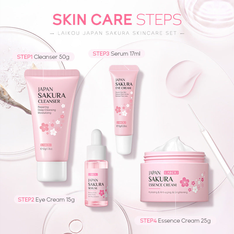 4-Pc Sakura Face Skin Care Set - My Store