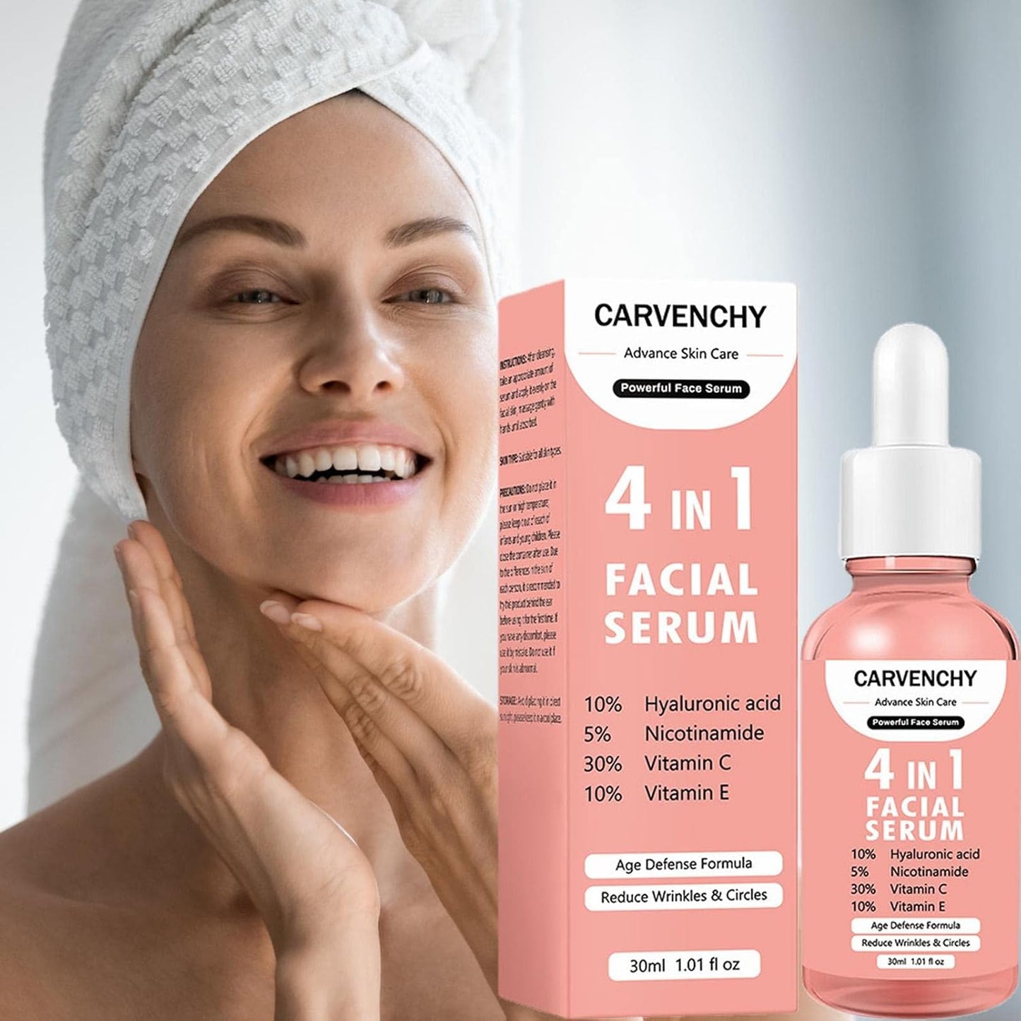 4-In-1 Hylauronic Acid Facial Serum - My Store
