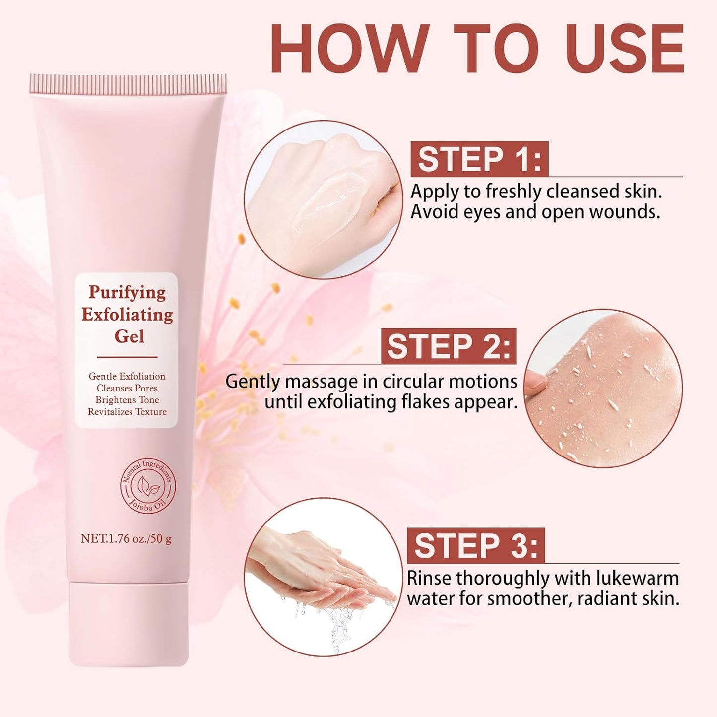 Facial Moisturizing & Exfoliating Scrub Gel - My Store